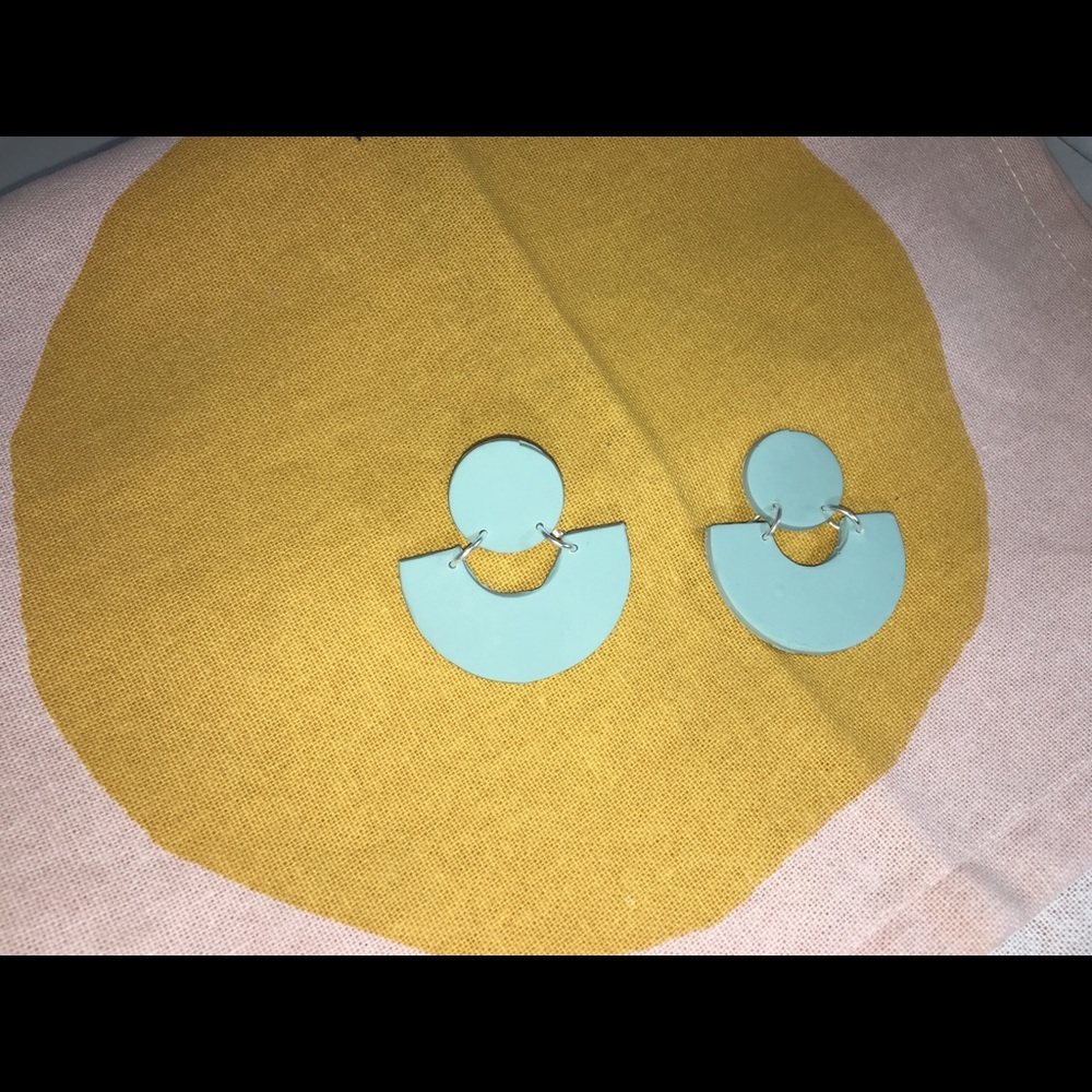 Polymer clay big studs